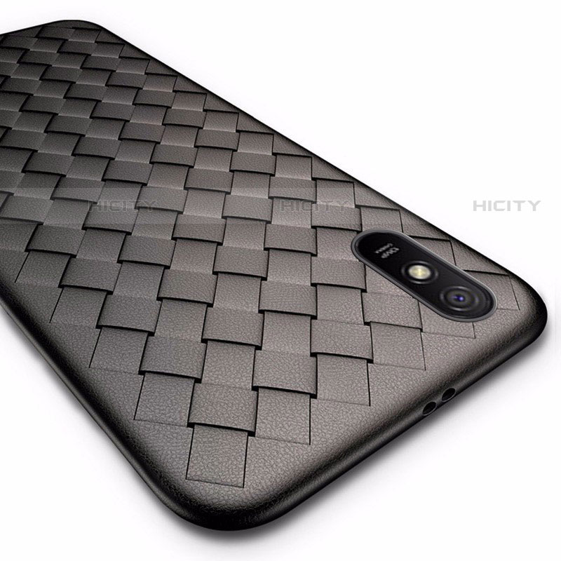Silikon Hülle Handyhülle Gummi Schutzhülle Flexible Leder Tasche H01 für Xiaomi Redmi 9AT