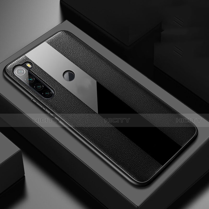 Silikon Hülle Handyhülle Gummi Schutzhülle Flexible Leder Tasche H01 für Xiaomi Redmi Note 8