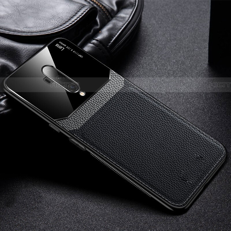 Silikon Hülle Handyhülle Gummi Schutzhülle Flexible Leder Tasche H02 für OnePlus 7T Pro groß