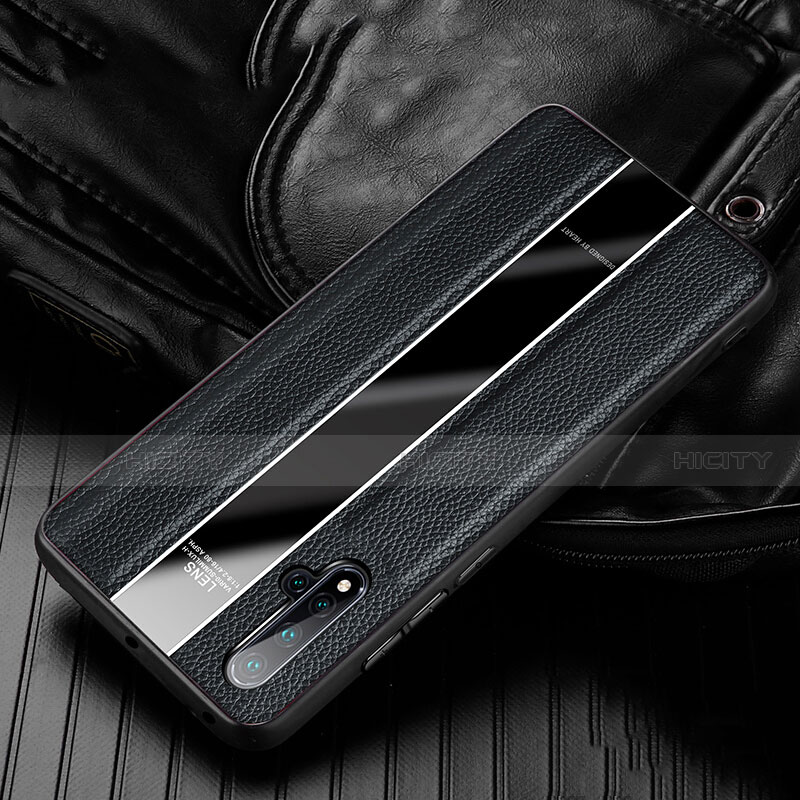Silikon Hülle Handyhülle Gummi Schutzhülle Flexible Leder Tasche H03 für Huawei Nova 5