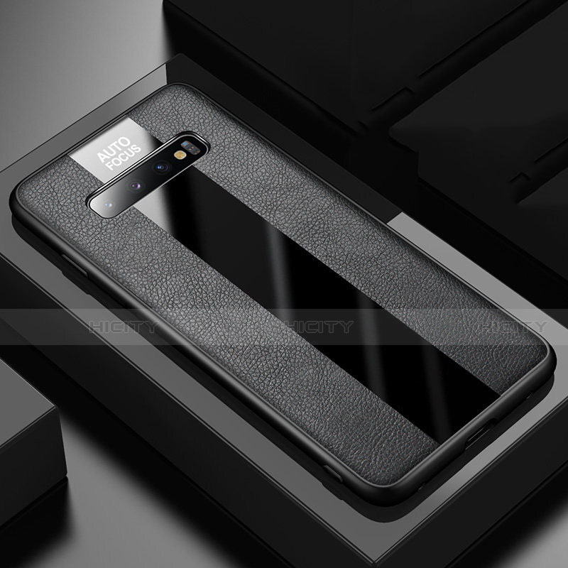 Silikon Hülle Handyhülle Gummi Schutzhülle Flexible Leder Tasche H03 für Samsung Galaxy S10 5G