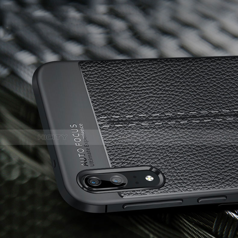 Silikon Hülle Handyhülle Gummi Schutzhülle Flexible Leder Tasche H06 für Huawei P20 groß