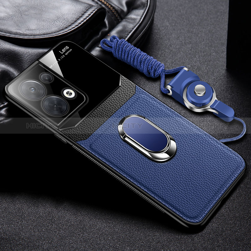 Silikon Hülle Handyhülle Gummi Schutzhülle Flexible Leder Tasche mit Magnetisch FL1 für Oppo Reno9 Pro+ Plus 5G
