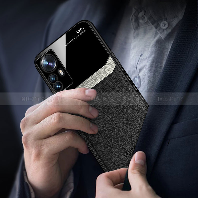 Silikon Hülle Handyhülle Gummi Schutzhülle Flexible Leder Tasche mit Magnetisch FL2 für Xiaomi Mi 12T 5G