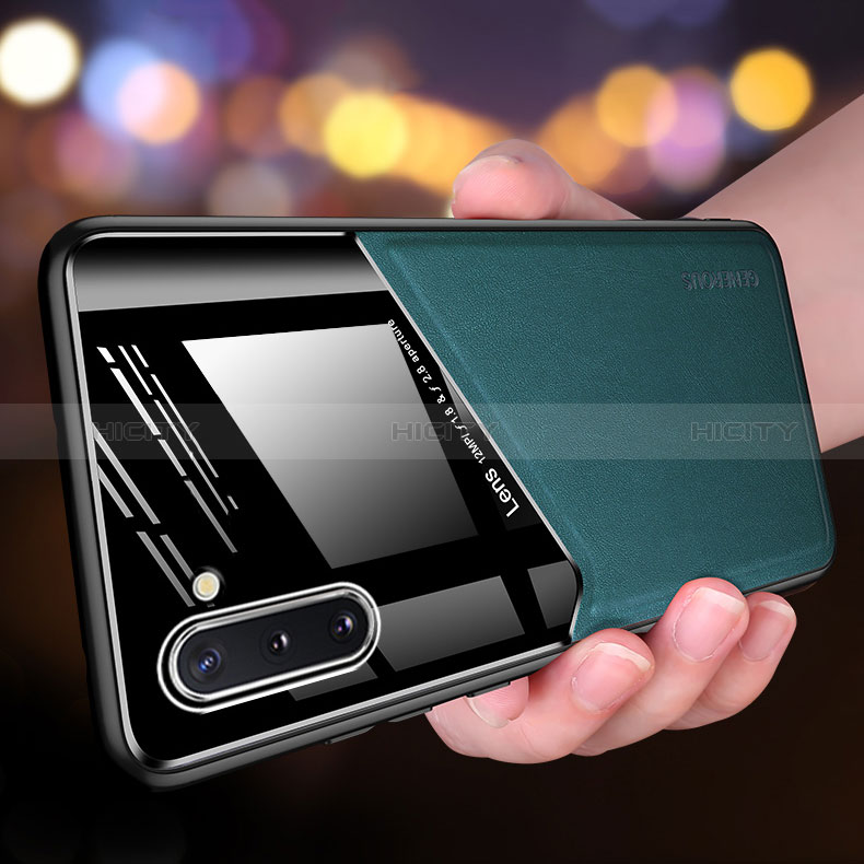 Silikon Hülle Handyhülle Gummi Schutzhülle Flexible Leder Tasche mit Magnetisch für Samsung Galaxy Note 10 5G