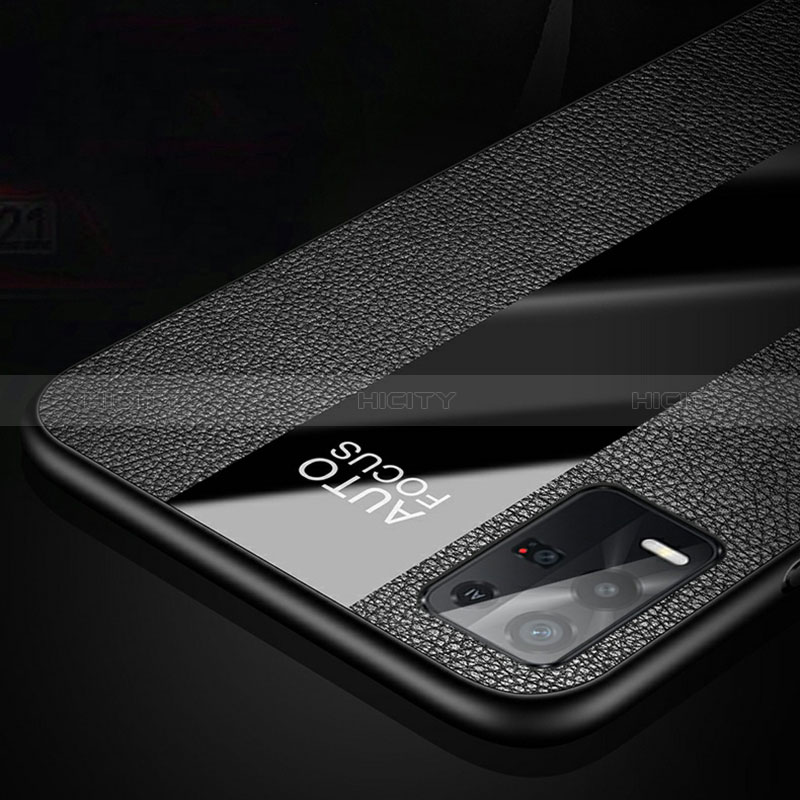Silikon Hülle Handyhülle Gummi Schutzhülle Flexible Leder Tasche mit Magnetisch S01 für Oppo K9X 5G