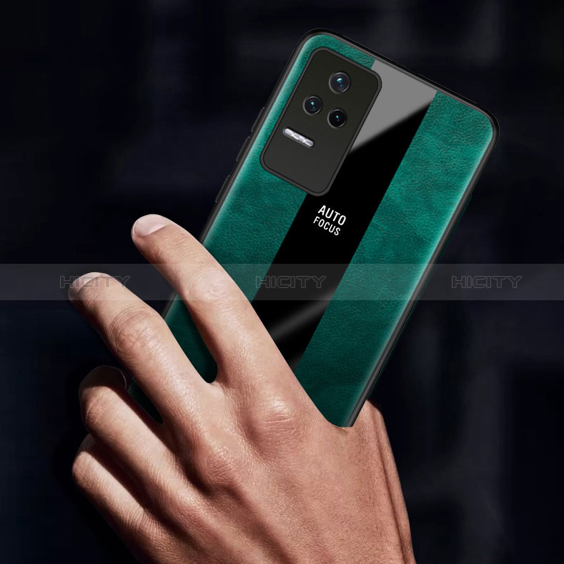 Silikon Hülle Handyhülle Gummi Schutzhülle Flexible Leder Tasche PB1 für Xiaomi Redmi K50 Pro 5G groß