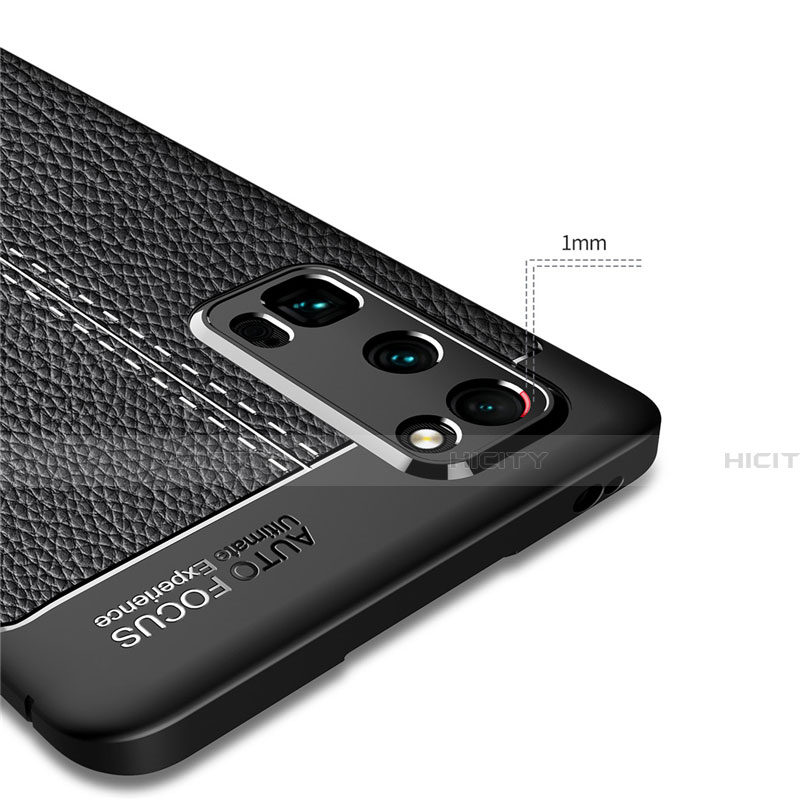 Silikon Hülle Handyhülle Gummi Schutzhülle Flexible Leder Tasche S01 für Huawei Honor 30 Pro+ Plus groß