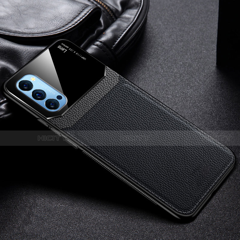 Silikon Hülle Handyhülle Gummi Schutzhülle Flexible Leder Tasche S01 für Oppo Reno4 Pro 5G
