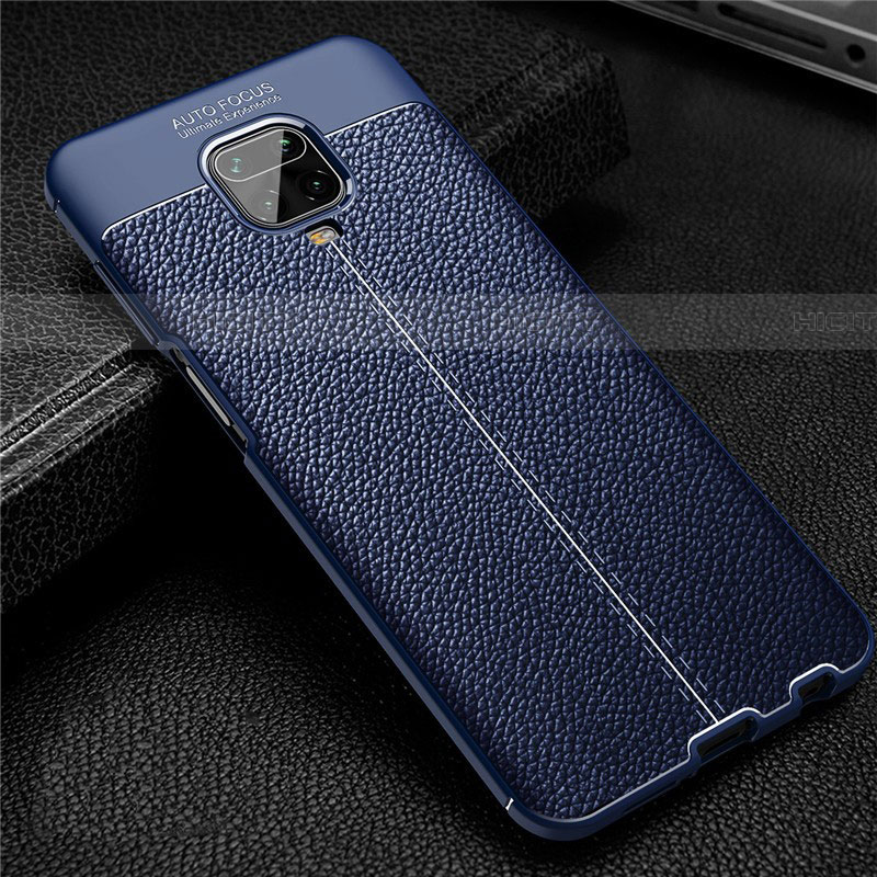 Silikon Hülle Handyhülle Gummi Schutzhülle Flexible Leder Tasche S01 für Xiaomi Redmi Note 9S groß