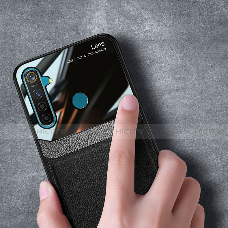 Silikon Hülle Handyhülle Gummi Schutzhülle Flexible Leder Tasche S02 für Xiaomi Redmi Note 8 (2021) groß