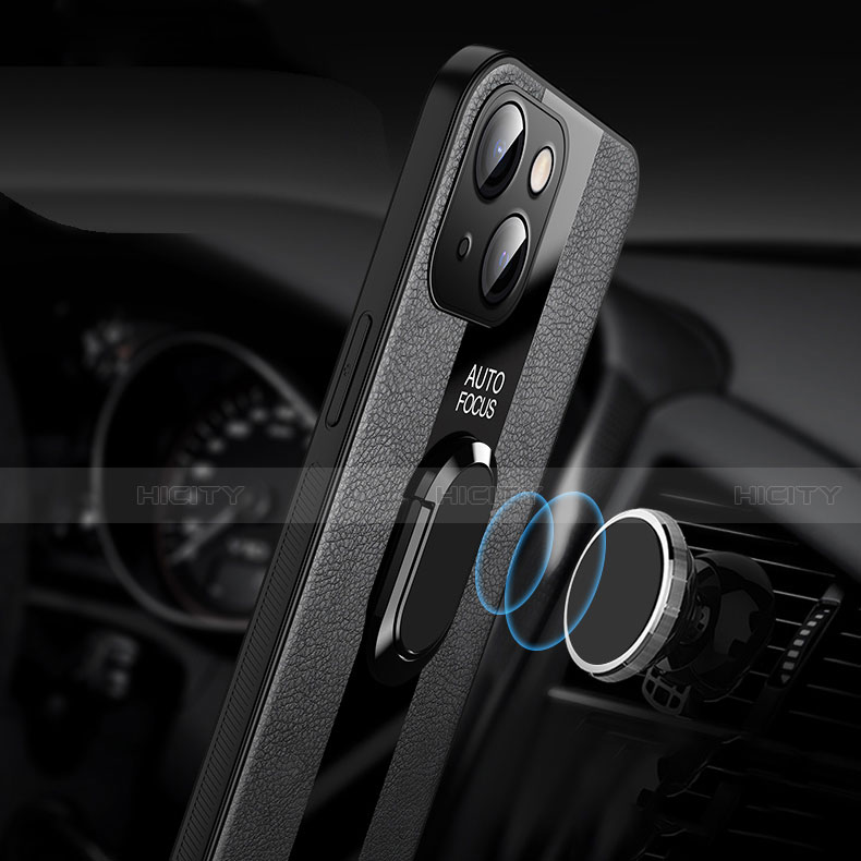 Silikon Hülle Handyhülle Gummi Schutzhülle Flexible Leder Tasche S04 für Apple iPhone 13 Mini groß