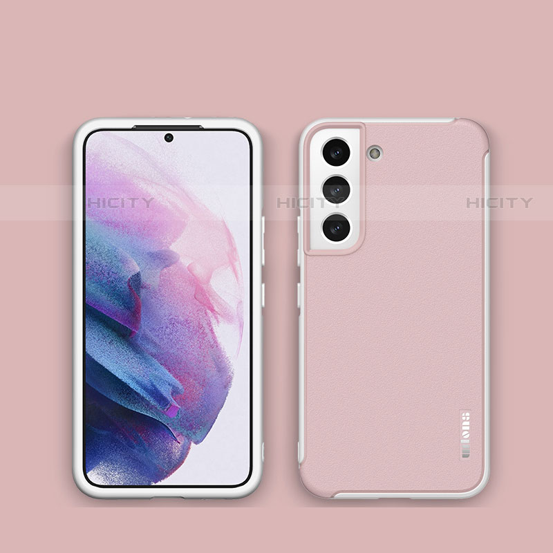 Silikon Hülle Handyhülle Gummi Schutzhülle Flexible Leder Tasche S04 für Samsung Galaxy S21 Plus 5G