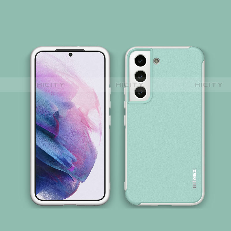 Silikon Hülle Handyhülle Gummi Schutzhülle Flexible Leder Tasche S04 für Samsung Galaxy S21 Plus 5G