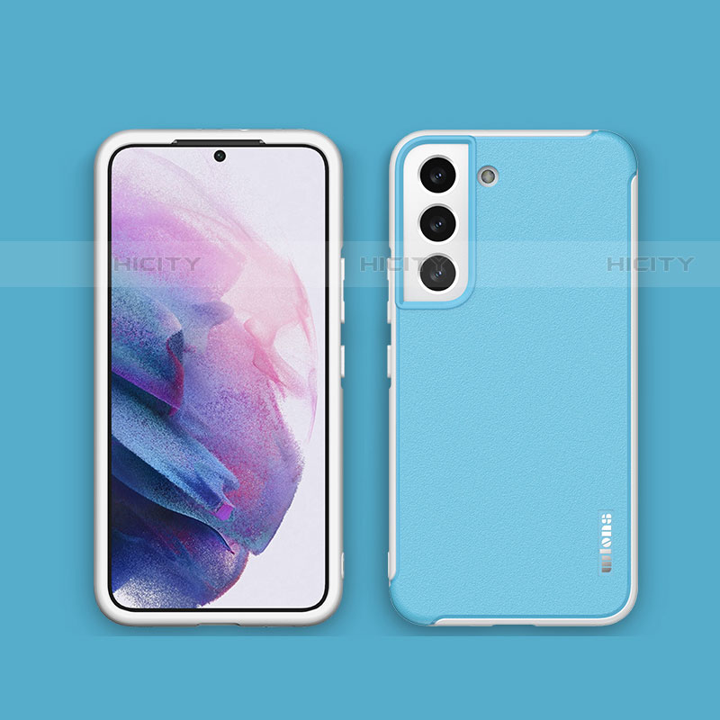 Silikon Hülle Handyhülle Gummi Schutzhülle Flexible Leder Tasche S04 für Samsung Galaxy S21 Plus 5G