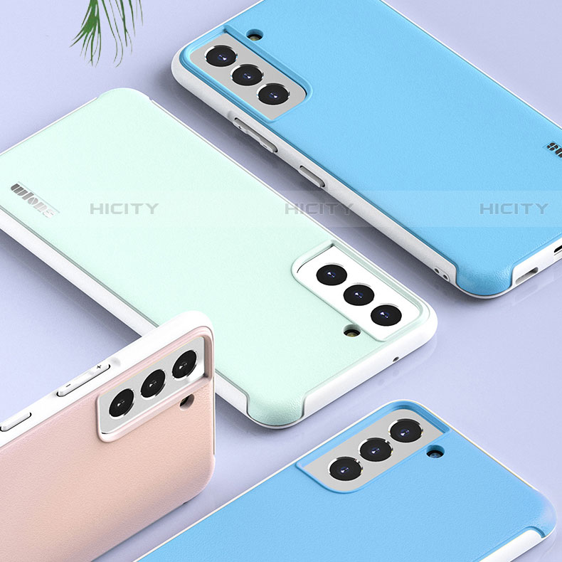 Silikon Hülle Handyhülle Gummi Schutzhülle Flexible Leder Tasche S04 für Samsung Galaxy S21 Plus 5G