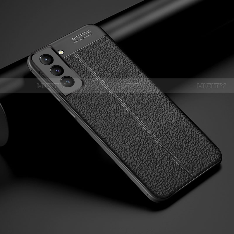 Silikon Hülle Handyhülle Gummi Schutzhülle Flexible Leder Tasche S06 für Samsung Galaxy S21 FE 5G groß