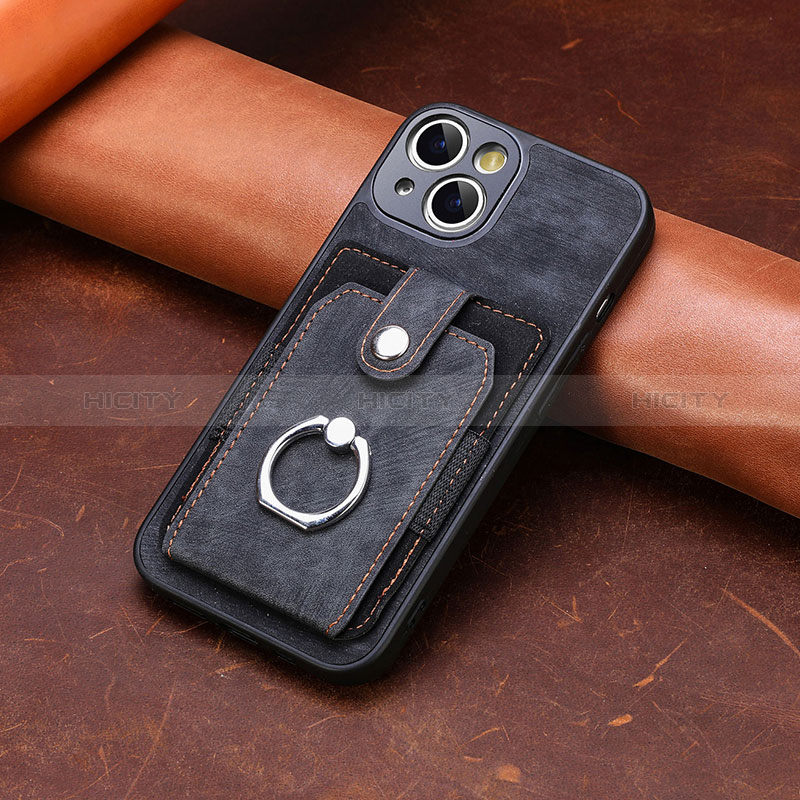 Silikon Hülle Handyhülle Gummi Schutzhülle Flexible Leder Tasche SD10 für Apple iPhone 14 groß