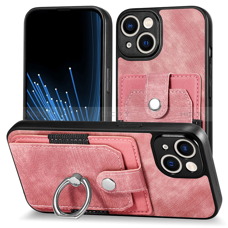 Silikon Hülle Handyhülle Gummi Schutzhülle Flexible Leder Tasche SD11 für Apple iPhone 14 groß