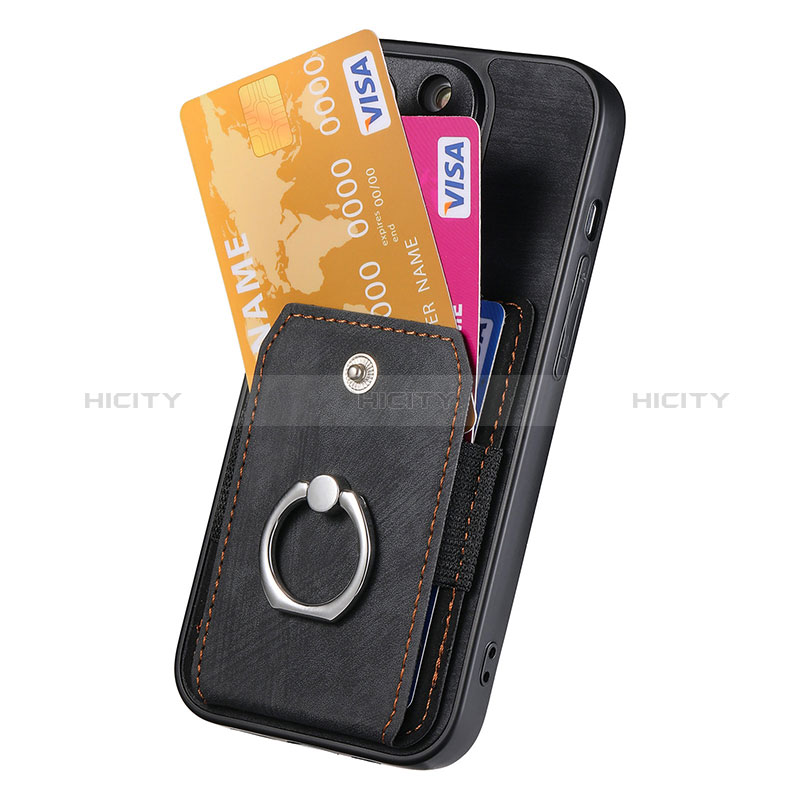 Silikon Hülle Handyhülle Gummi Schutzhülle Flexible Leder Tasche SD11 für Apple iPhone 15 Pro Max