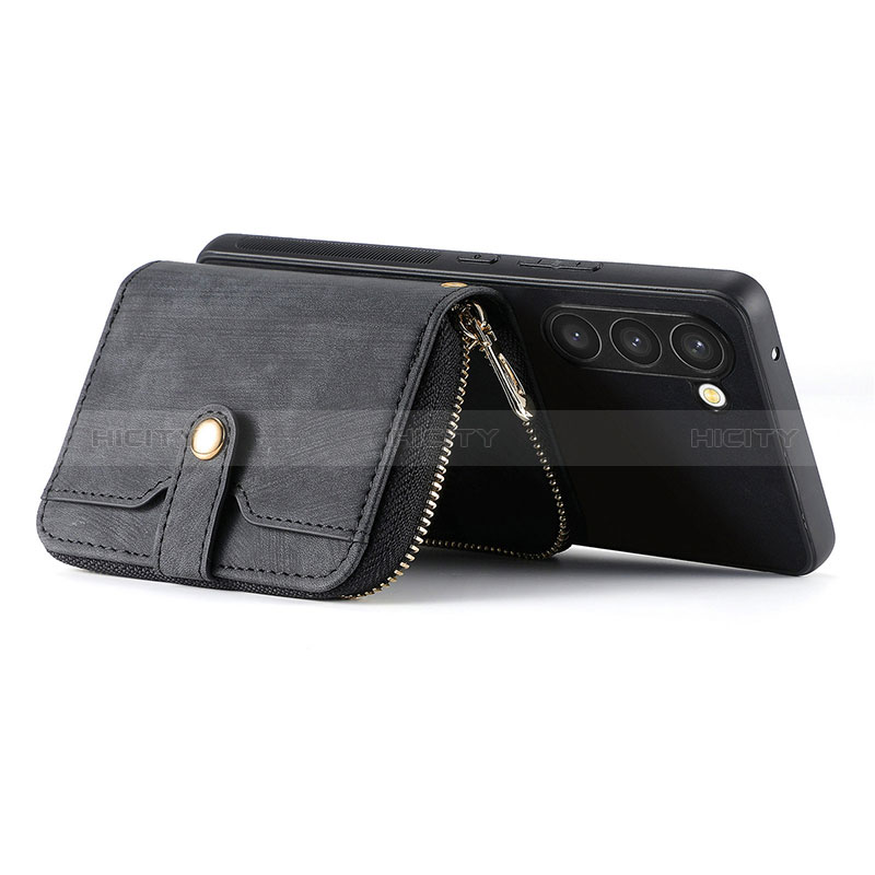 Silikon Hülle Handyhülle Gummi Schutzhülle Flexible Leder Tasche SD3 für Samsung Galaxy S22 5G groß