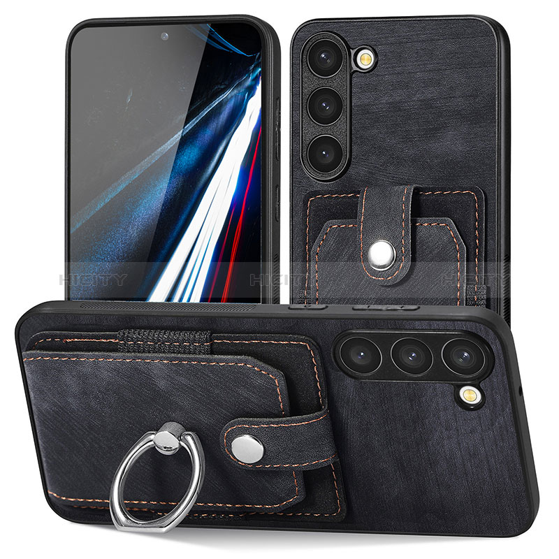 Silikon Hülle Handyhülle Gummi Schutzhülle Flexible Leder Tasche SD5 für Samsung Galaxy S22 5G groß
