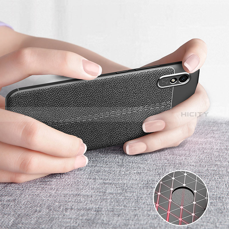 Silikon Hülle Handyhülle Gummi Schutzhülle Flexible Leder Tasche WL1 für Xiaomi Redmi 9AT