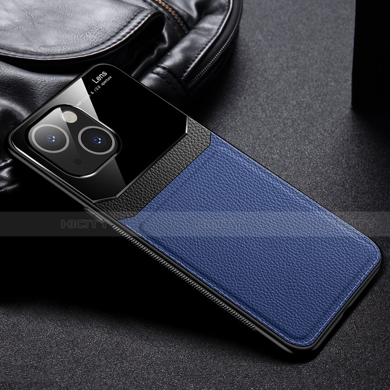 Silikon Hülle Handyhülle Gummi Schutzhülle Flexible Leder Tasche Z02 für Apple iPhone 13 Mini groß