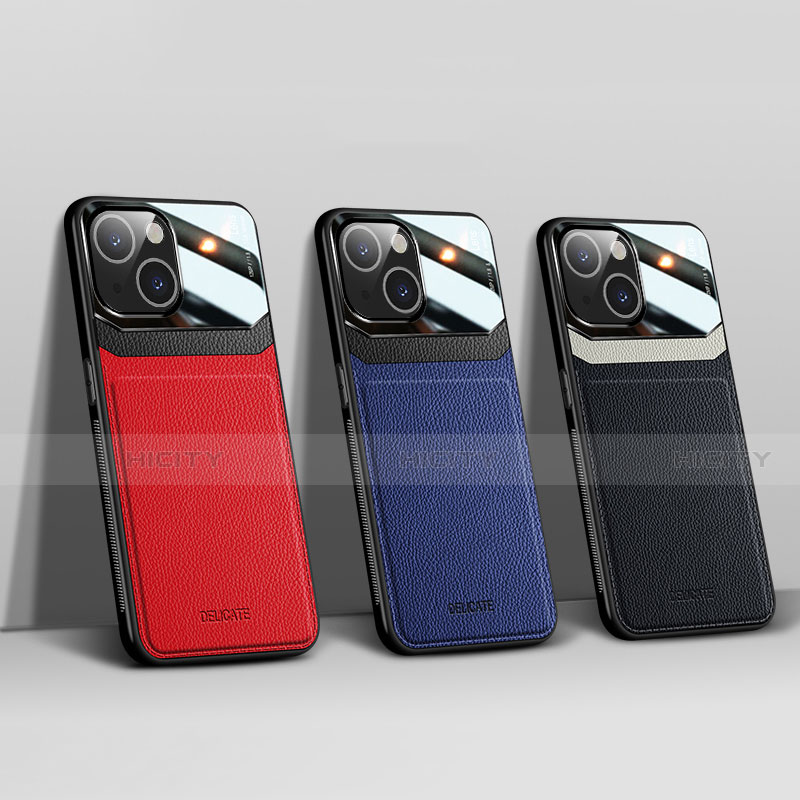 Silikon Hülle Handyhülle Gummi Schutzhülle Flexible Leder Tasche Z02 für Apple iPhone 14 groß