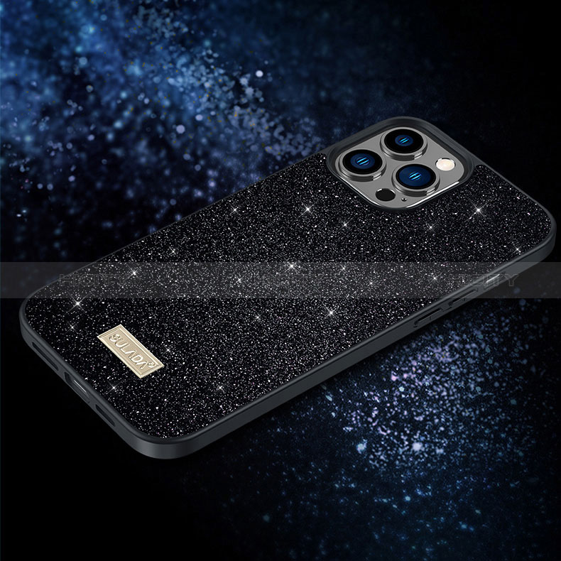 Silikon Hülle Handyhülle Gummi Schutzhülle Flexible Tasche Bling-Bling LD1 für Apple iPhone 15 Plus groß