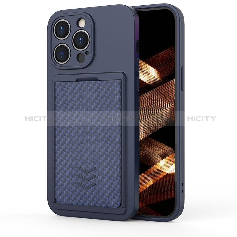 Silikon Hülle Handyhülle Gummi Schutzhülle Flexible Tasche KC2 für Apple iPhone 15 Pro Max groß