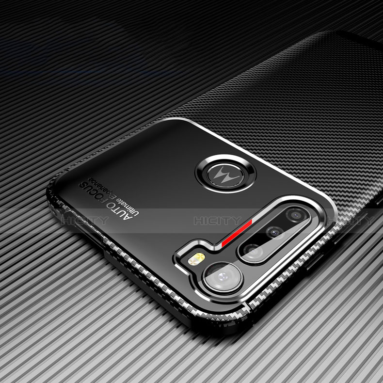 Silikon Hülle Handyhülle Gummi Schutzhülle Flexible Tasche Köper für Motorola Moto One Fusion Plus groß