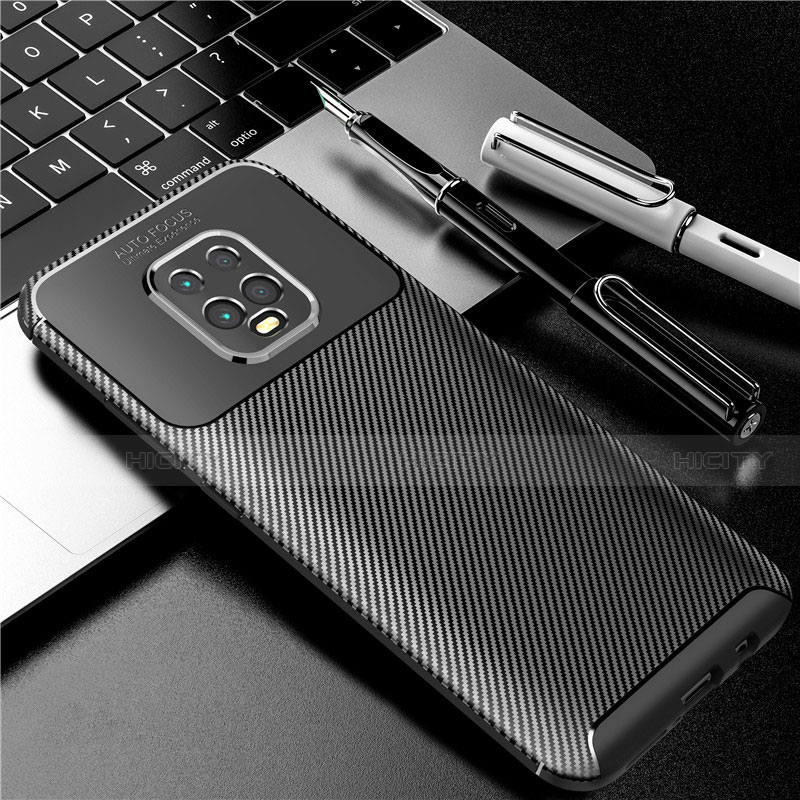 Silikon Hülle Handyhülle Gummi Schutzhülle Flexible Tasche Köper für Xiaomi Redmi 10X Pro 5G Schwarz Plus
