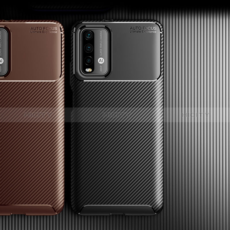 Silikon Hülle Handyhülle Gummi Schutzhülle Flexible Tasche Köper für Xiaomi Redmi 9T 4G groß