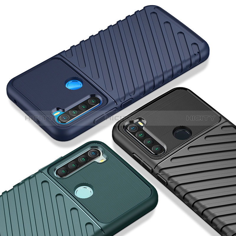 Silikon Hülle Handyhülle Gummi Schutzhülle Flexible Tasche Köper MF1 für Xiaomi Redmi Note 8 (2021) groß