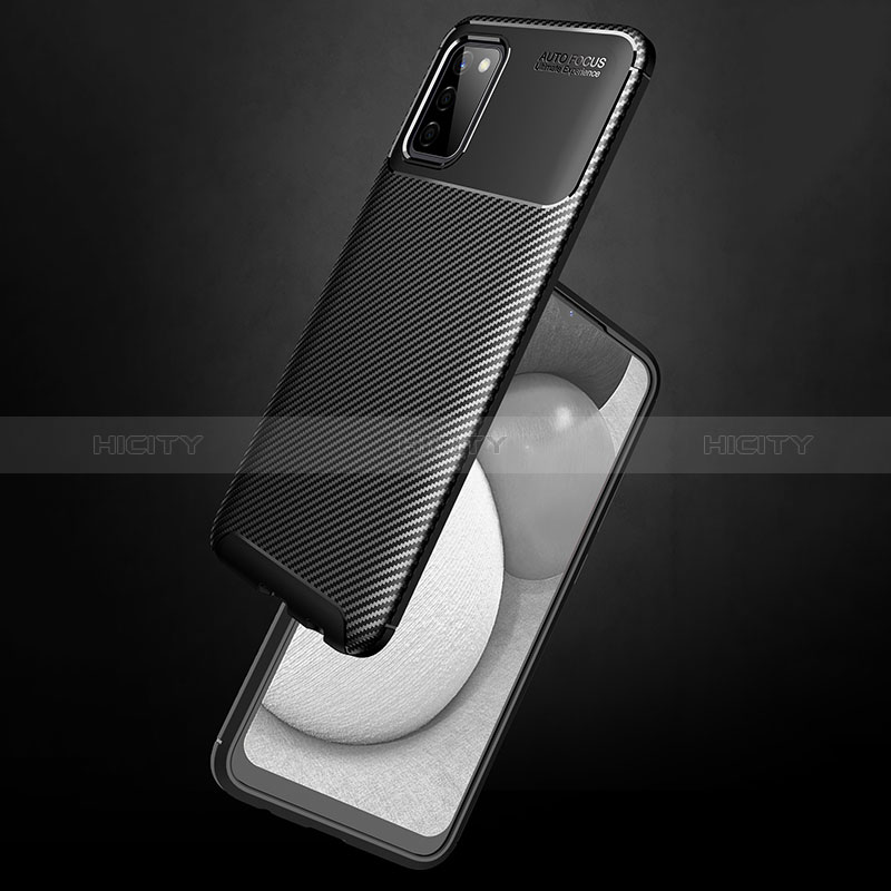 Silikon Hülle Handyhülle Gummi Schutzhülle Flexible Tasche Köper S01 für Samsung Galaxy A02s
