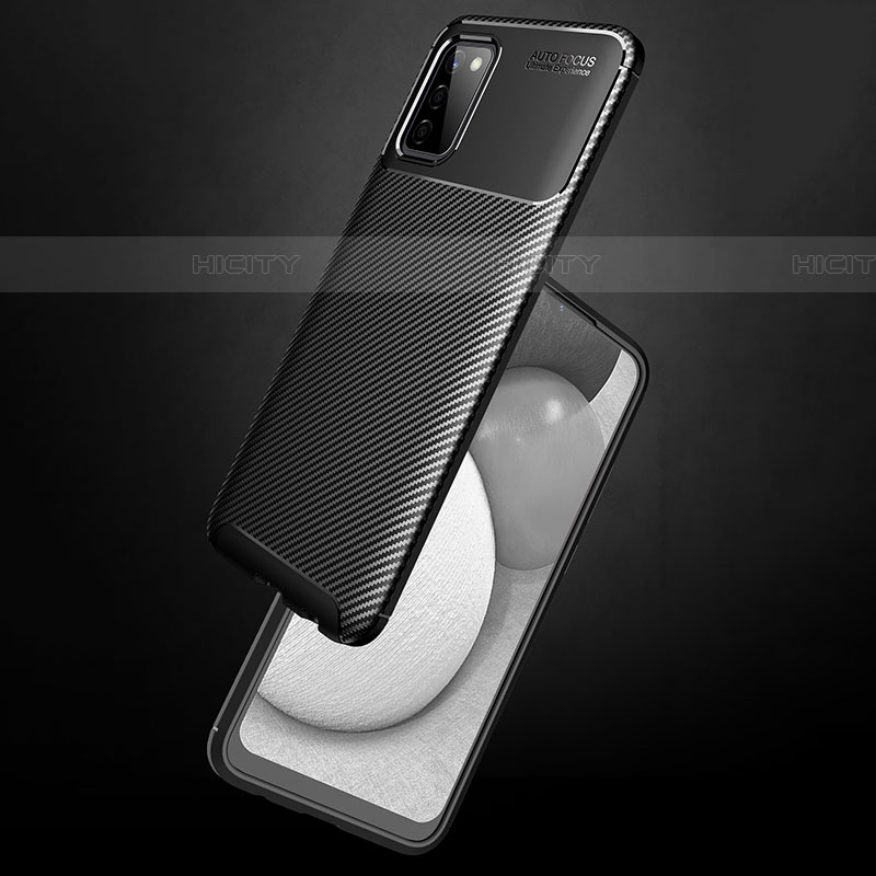 Silikon Hülle Handyhülle Gummi Schutzhülle Flexible Tasche Köper S01 für Samsung Galaxy A03s
