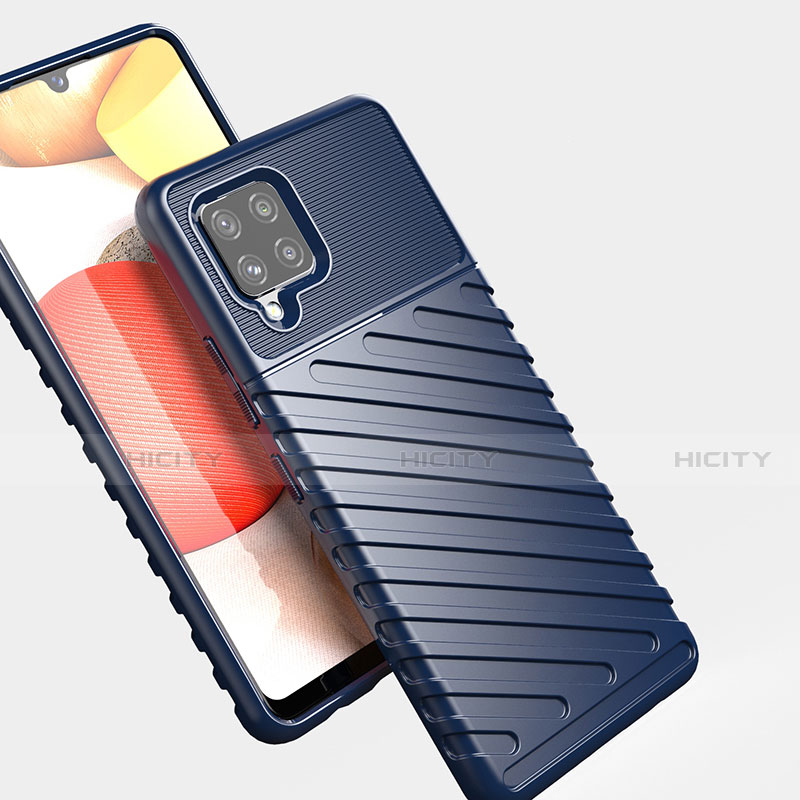 Silikon Hülle Handyhülle Gummi Schutzhülle Flexible Tasche Köper S01 für Samsung Galaxy A42 5G groß
