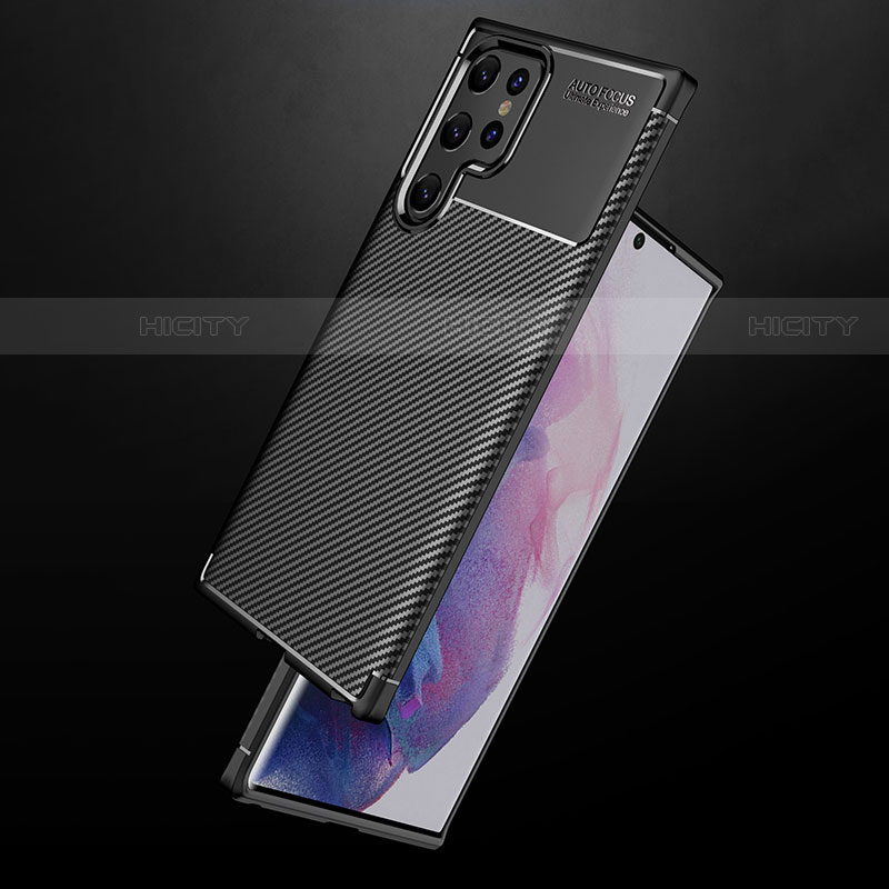 Silikon Hülle Handyhülle Gummi Schutzhülle Flexible Tasche Köper S01 für Samsung Galaxy S21 Ultra 5G