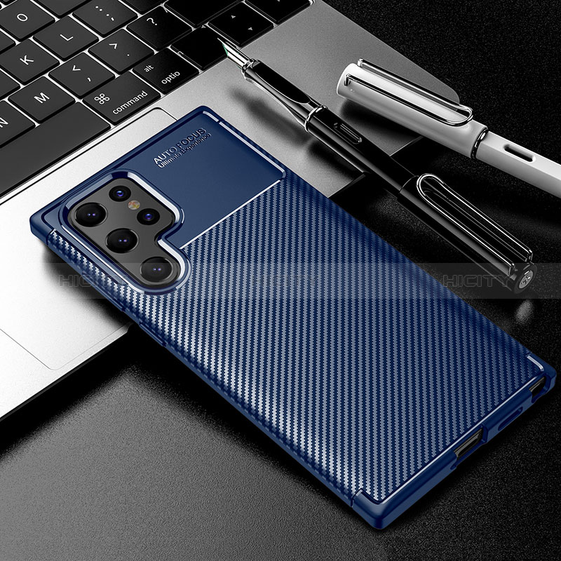 Silikon Hülle Handyhülle Gummi Schutzhülle Flexible Tasche Köper S01 für Samsung Galaxy S24 Ultra 5G