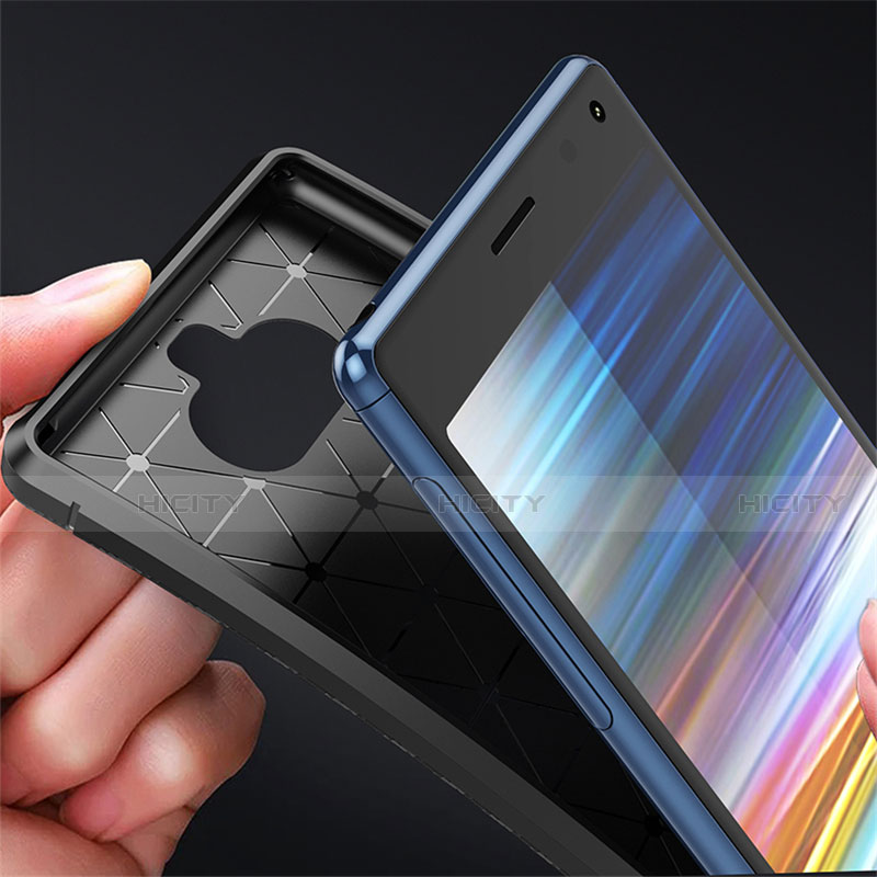Silikon Hülle Handyhülle Gummi Schutzhülle Flexible Tasche Köper S01 für Sony Xperia 8 groß