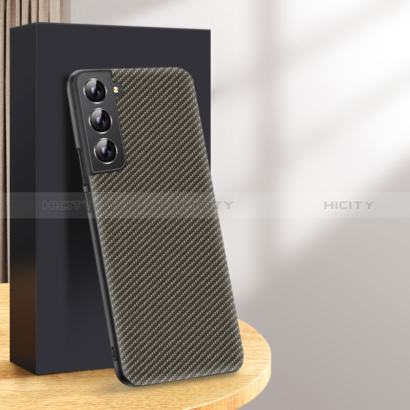 Silikon Hülle Handyhülle Gummi Schutzhülle Flexible Tasche Köper S03 für Samsung Galaxy S24 5G Gold Plus