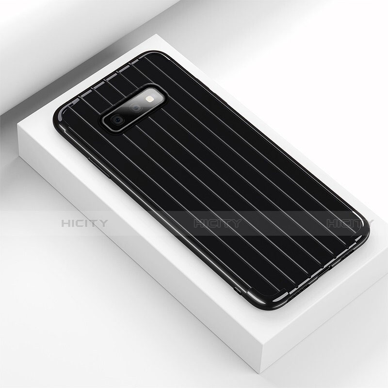 Silikon Hülle Handyhülle Gummi Schutzhülle Flexible Tasche Line C01 für Samsung Galaxy S10e