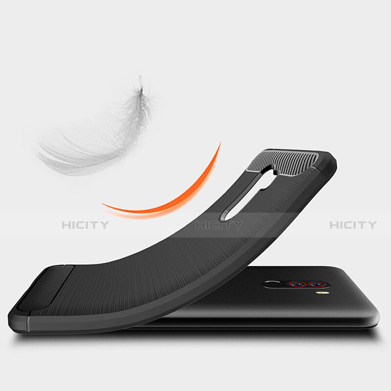 Silikon Hülle Handyhülle Gummi Schutzhülle Flexible Tasche Line C03 für Xiaomi Redmi Note 8 Pro