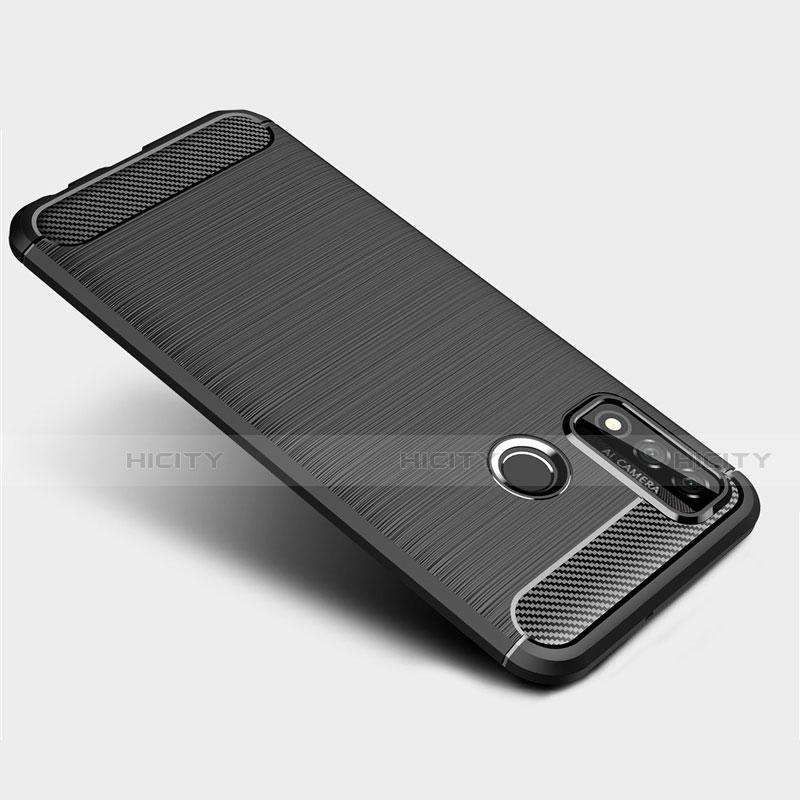Silikon Hülle Handyhülle Gummi Schutzhülle Flexible Tasche Line für Huawei P Smart (2020)