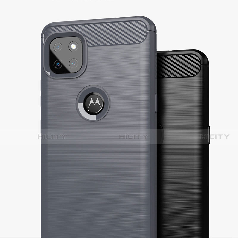 Silikon Hülle Handyhülle Gummi Schutzhülle Flexible Tasche Line für Motorola Moto G 5G groß