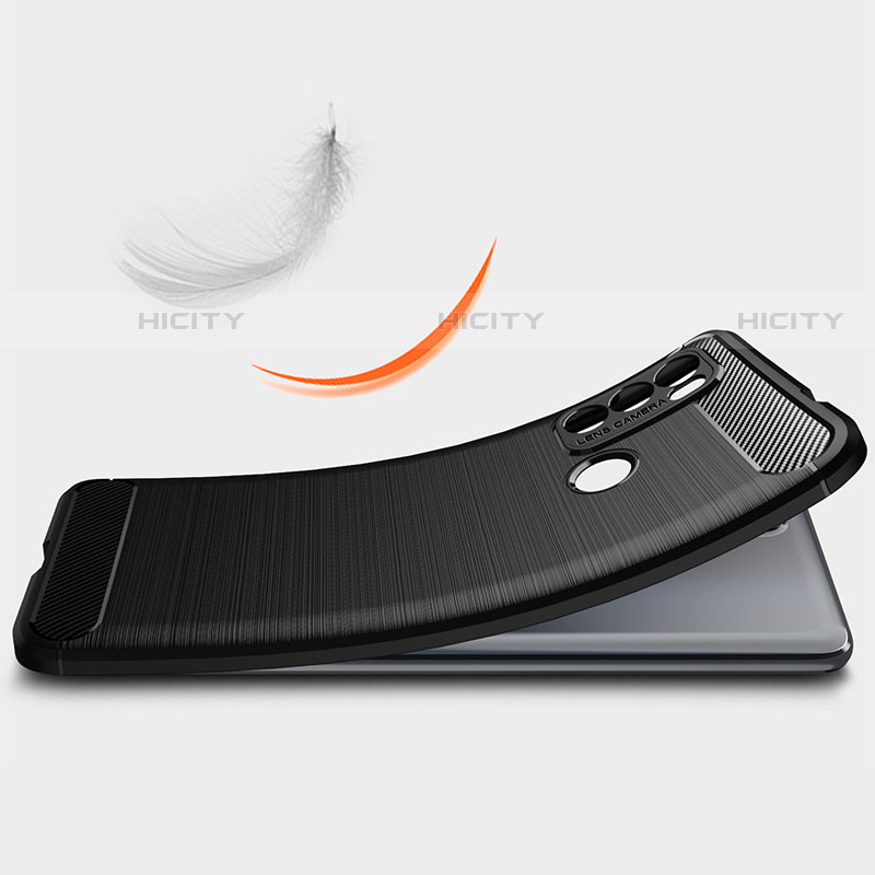Silikon Hülle Handyhülle Gummi Schutzhülle Flexible Tasche Line für Motorola Moto G40 Fusion