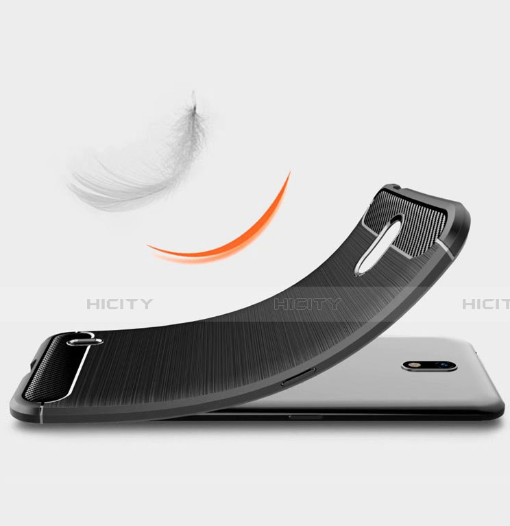 Silikon Hülle Handyhülle Gummi Schutzhülle Flexible Tasche Line für Nokia C1