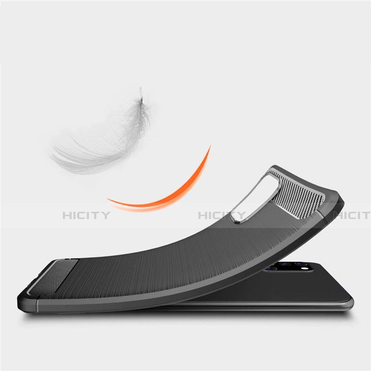 Silikon Hülle Handyhülle Gummi Schutzhülle Flexible Tasche Line für Samsung Galaxy A31 groß