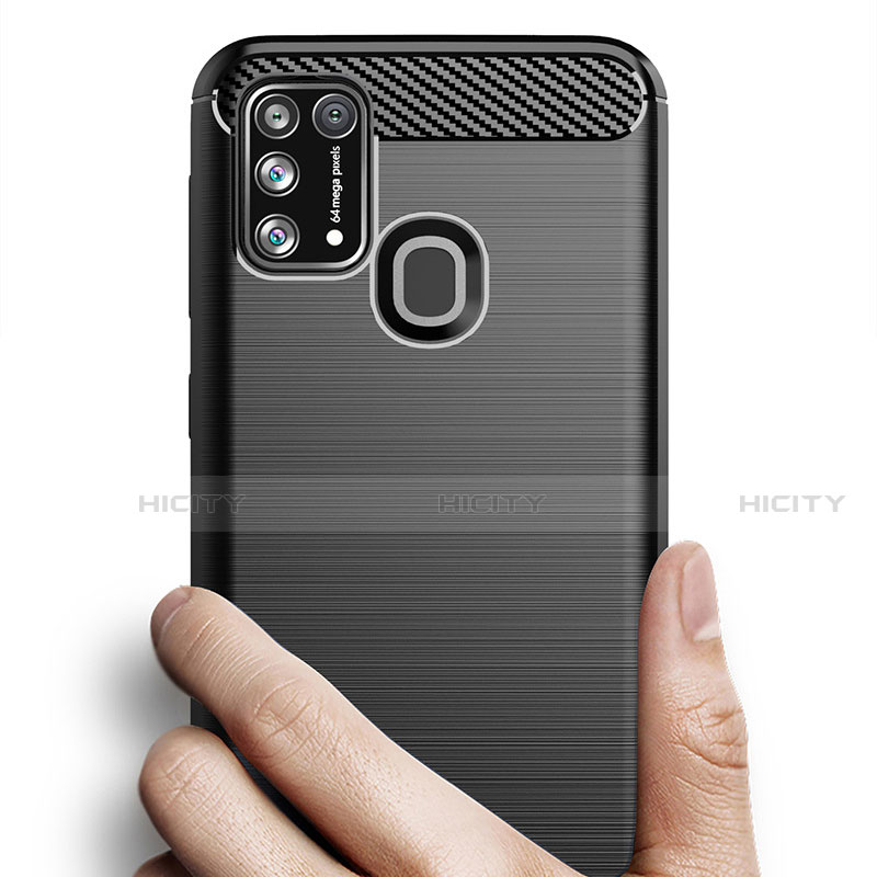 Silikon Hülle Handyhülle Gummi Schutzhülle Flexible Tasche Line für Samsung Galaxy M21s